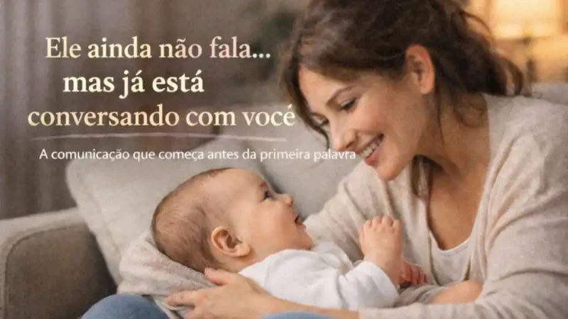 Como conversar com o seu bebê antes da primeira palavra (na gestação e no 1º ano)